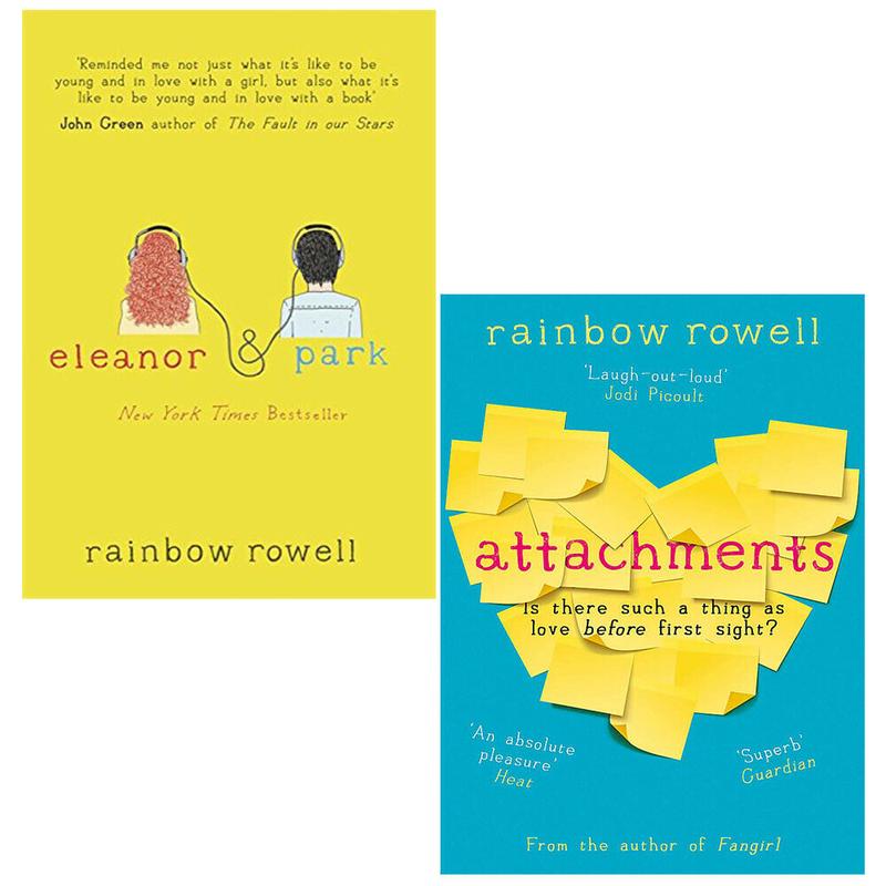 Rainbow Rowell 2 books collection set Attachments, Eleanor & Park Paperback