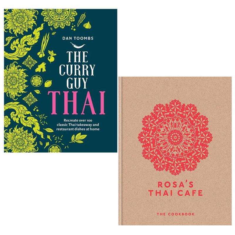 Curry Guy Thai Dan Toombs Rosa's Thai Cafe Saiphin Moore 2 Books collection set