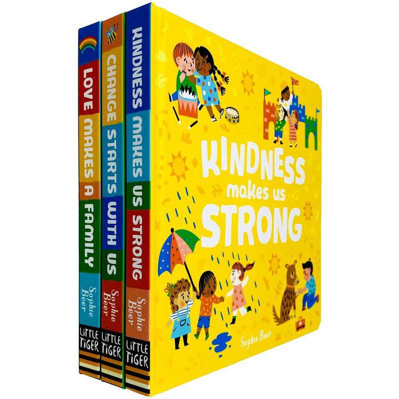 My First Behaviour and Manners Library 3 Books Collection Set By Sophie Beer (Change Starts With Us, Love Makes a Family)
