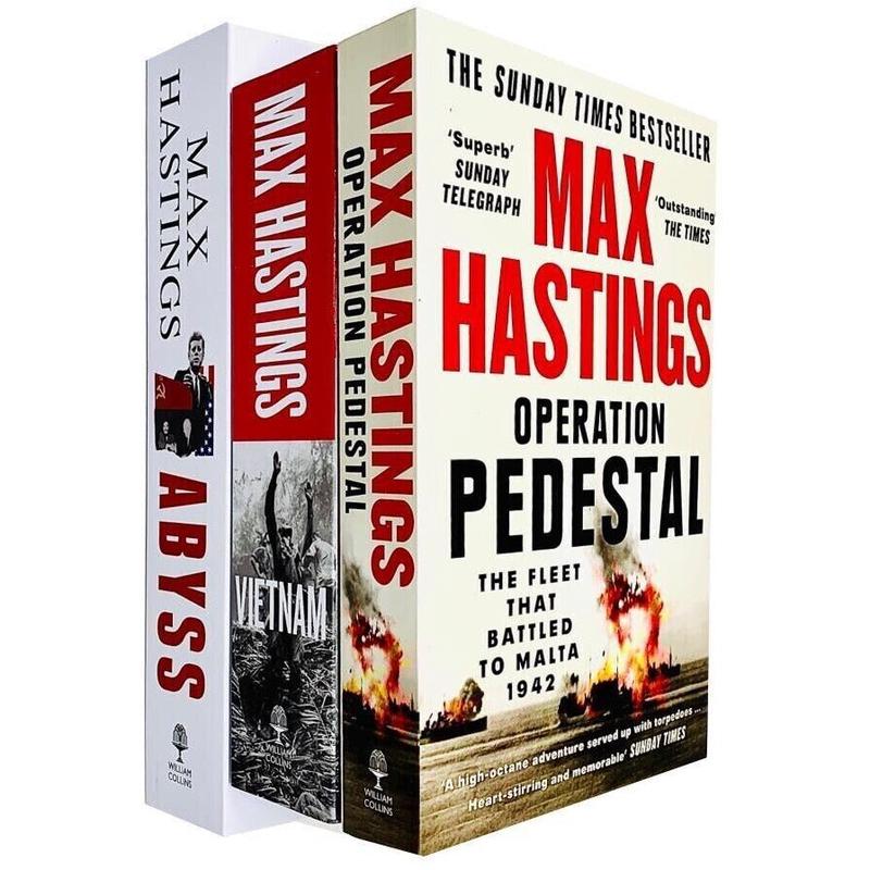 Max Hastings 3 Books Collection Set Vietnam, Chastise, Korean War