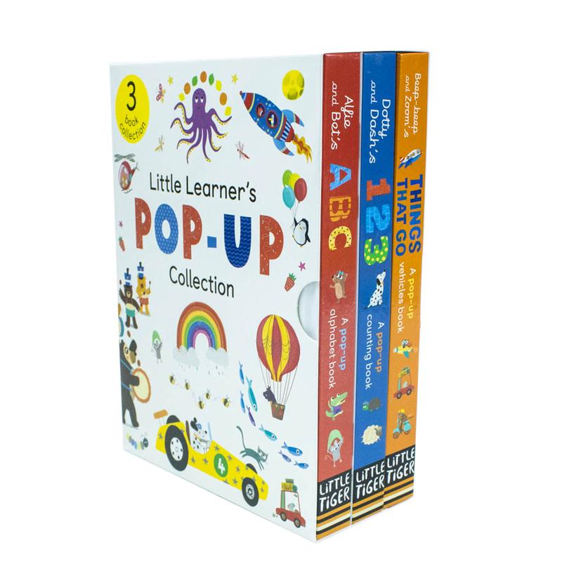 Little Learner's Pop-Up Collection 3 Books Collection Box Set by Little Tiger