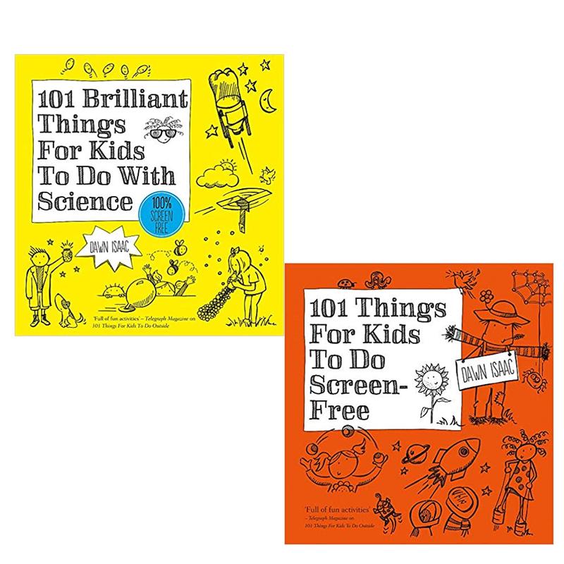 101 Brilliant Things For Kids to Do 2 Books Collection Set by Dawn Isaac-Science