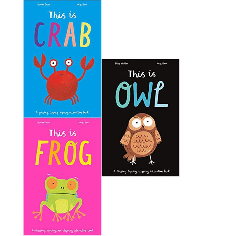 Jacqui Lee 3 Books Collection Set (This is Crab, This is Frog & This is Owl)