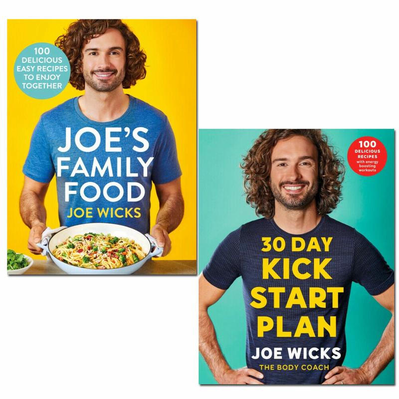 Joe Wicks 2 Books Collection Set Joe's Family Food, 30 Day Kick Start Plan