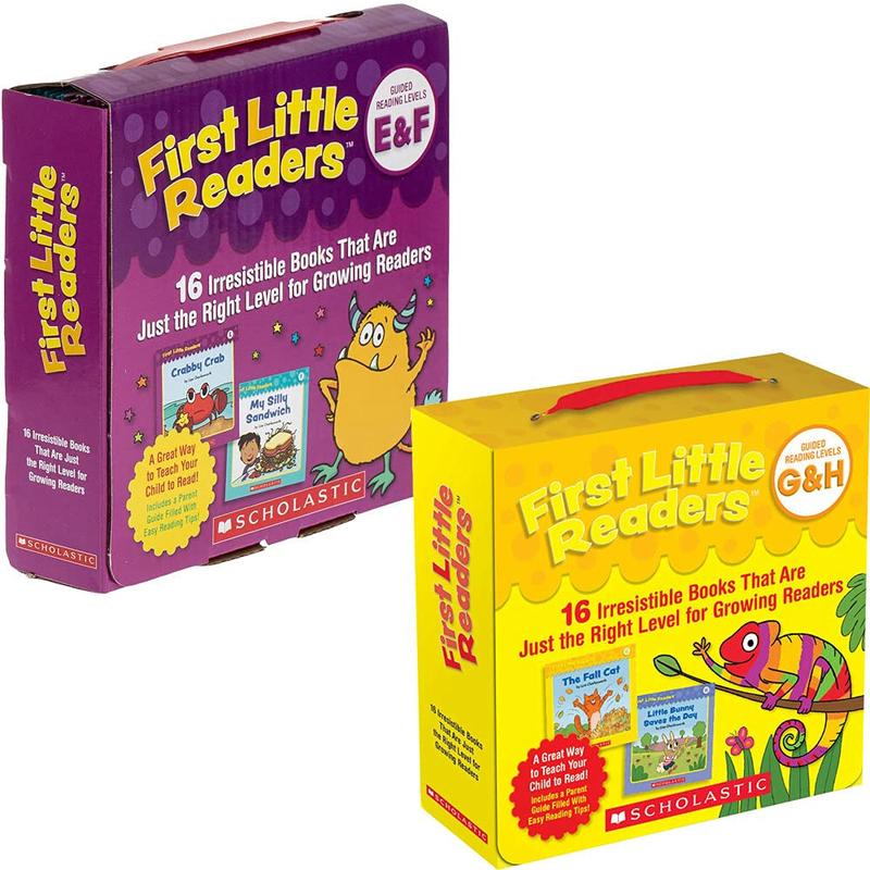 First Little Readers: Guided Reading Levels E & F and G & H (Parent Pack) : 32 Irresistible Books Guided Reading Pack