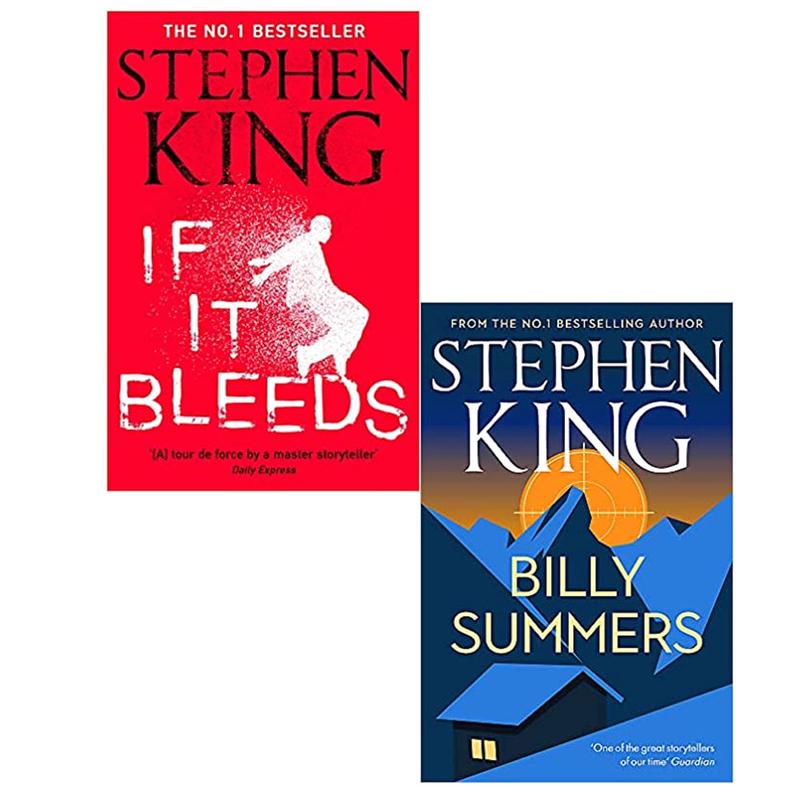If It Bleeds & Billy Summers 2 Books Set By Stephen King