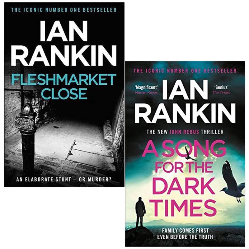Ian Rankin Inspector Rebus Novels 2 Books Collection Set Fleshmarket Close , A Song for the Dark Times