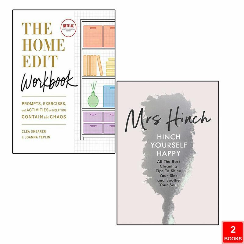 The Home Edit Workbook & Hinch Yourself Happy 2 Books Collection Set