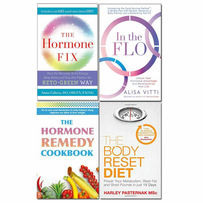 The Hormone Fix, In the Flo, The Hormone Remedy Cookbook, The Body Reset Diet 4 Books Collection set