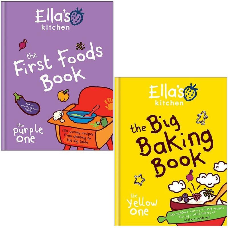 Ella's Kitchen 2 Books Collection Set (First Foods Book, Big Baking Book)