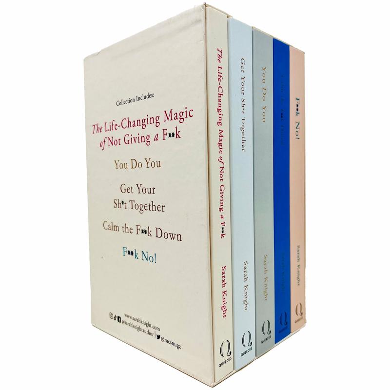 A No F*cks Given Guide 5 Books Collection Box Set By Sarah Knight