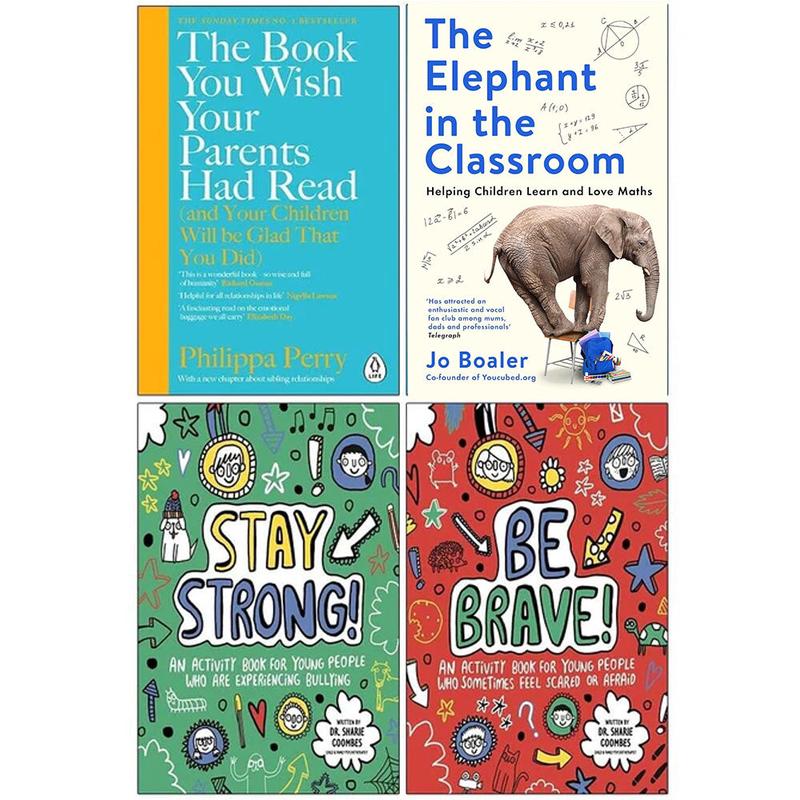 Your Parents Had Read, Elephant in Classroom, Stay Strong!, Be Brave! 4 Books Set