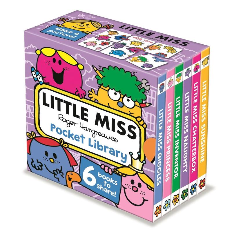 [PACKED] Little Miss: Pocket Library: Six board books for toddlers to enjoy