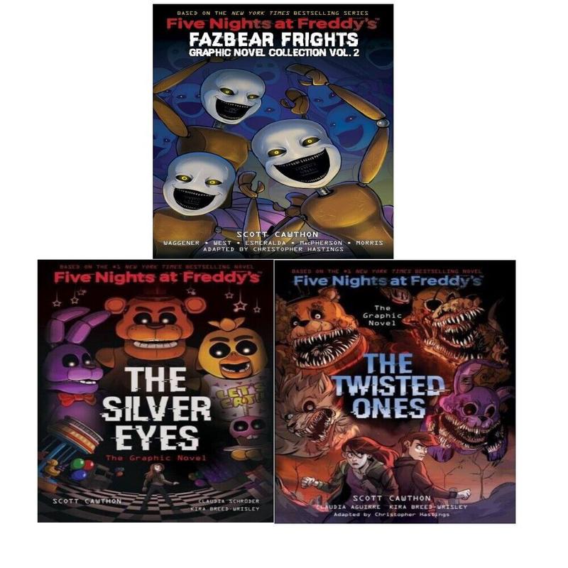 Five Nights at Freddy's Fazbear Frights Graphic Novel Collection Vol 1-3 Books Collection Set By Scott Cawthon
