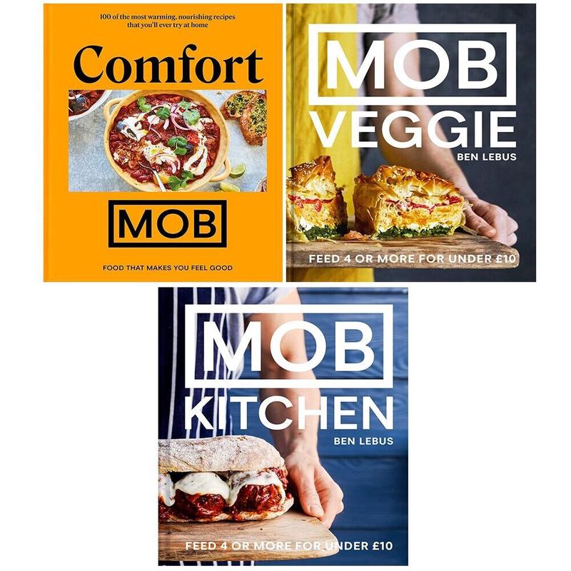 Ben Lebus Collection 3 Books Set Mob Kitchen, MOB Veggie, Comfort MOB