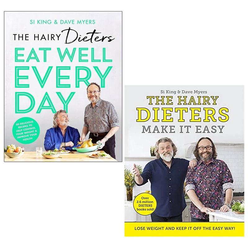 Hairy Dieters Eat Well Every Day, Hairy Dieters Make It Easy 2 Books Collection Set