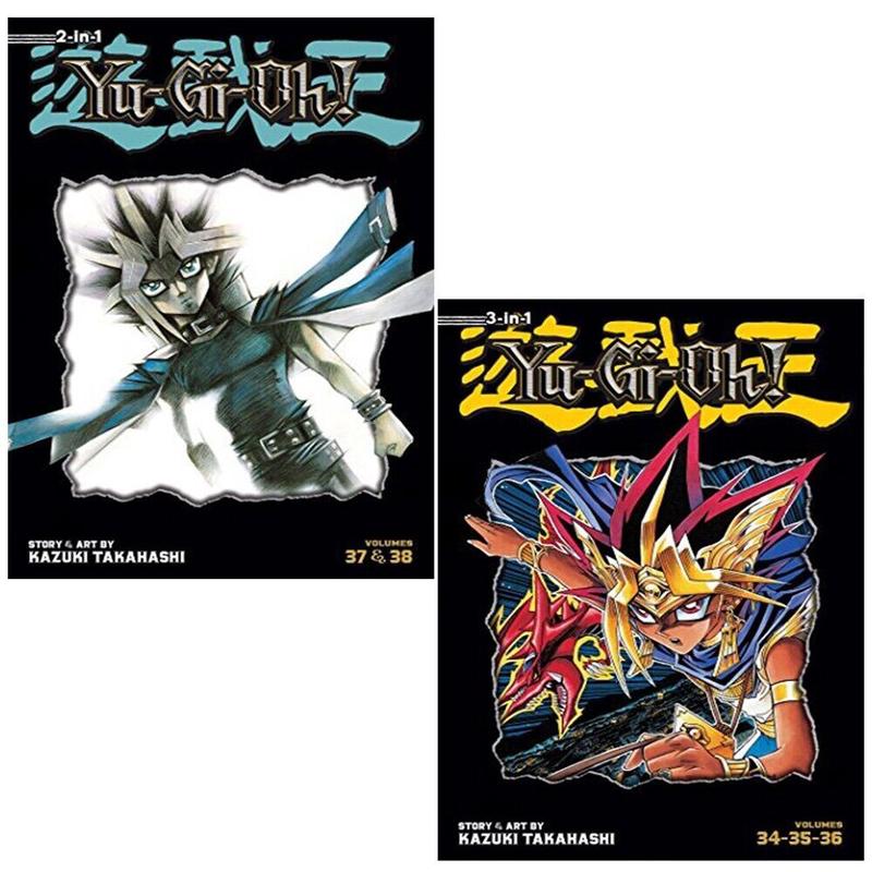 Yu-Gi-Oh! (3-in-1 Edition) Vol. 12 & 13 (Includes Vols. 34, 35, 36 & 37, 38, 39) Collection 2 Books Set by Kazuki Takahashi