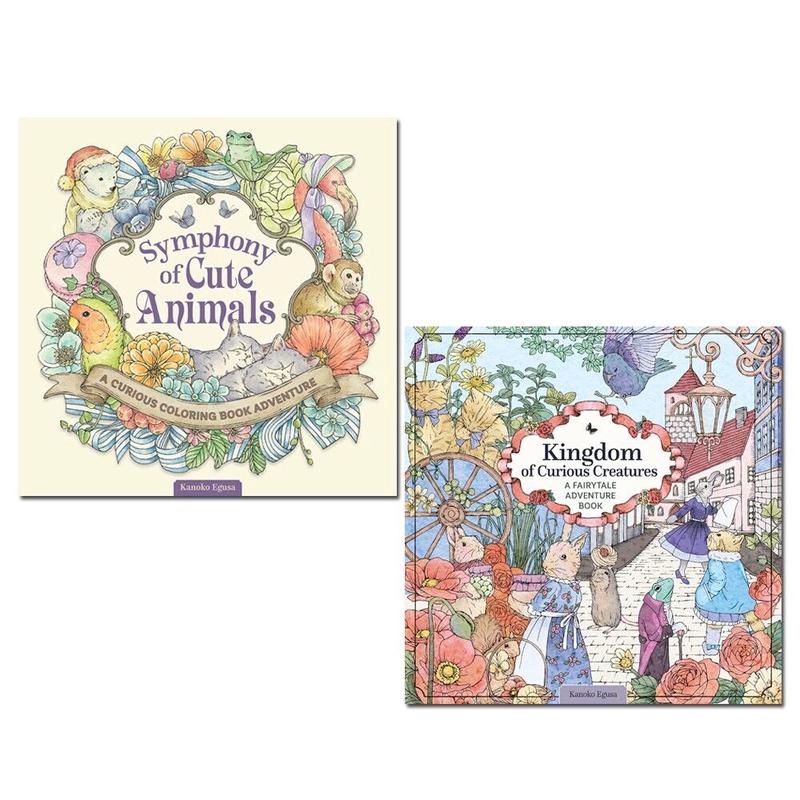 Kanoko Egusa Coloring Books Collection 2 Books Set