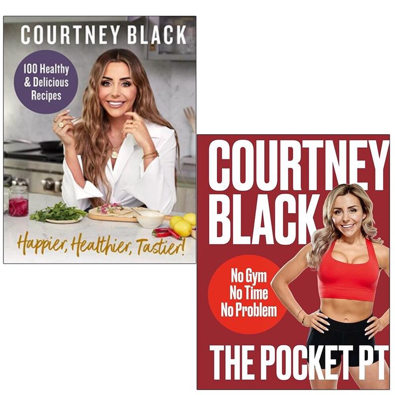 Courtney Black Collection 2 Books Set Happier Healthier Tastier!, The Pocket PT