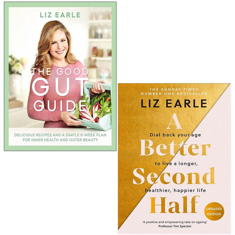 The Good Gut Guide, A Better Second Half 2 Books Collection Set by Liz Earle