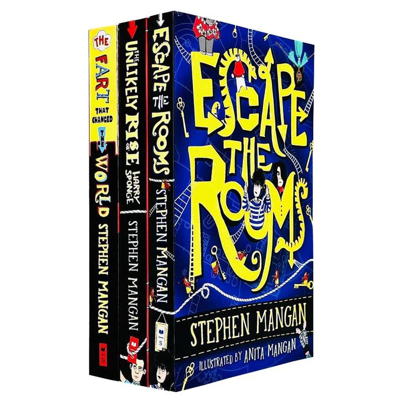 Stephen Mangan 3 Books Collection Set (The Fart that Changed the World)
