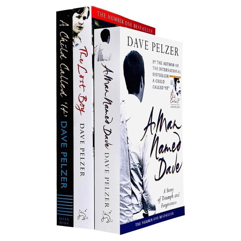 Dave Pelzer Collection 3 Books Set (The Lost Boy, A Child Called It, A Man Named Dave)