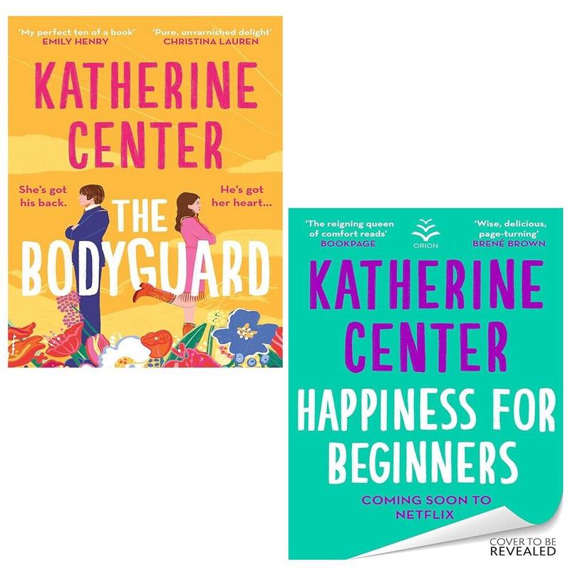 Katherine Center Collection 2 Books Set Bodyguard, Happiness For Beginners Paper
