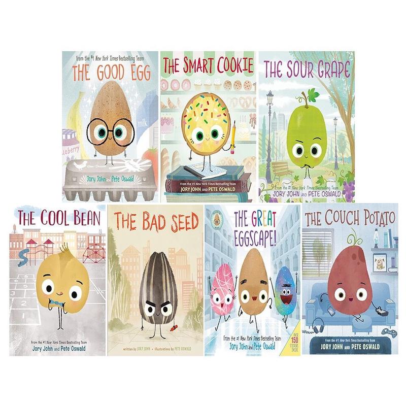 Food Group The Bad Seed Series 7 Books Collection Set by Jory John