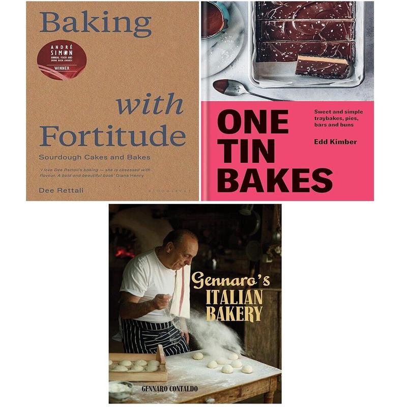 Baking with Fortitude,Gennaro Italian Bakery,One Tin Bakes 3 Books Set (Hardcover)