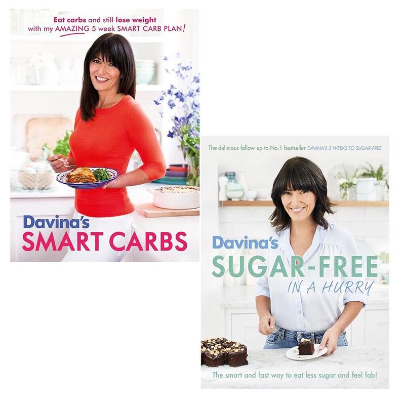 Davina McCall Collection 2 Books Set Davina's Smart Carbs, Sugar-Free in a Hurry
