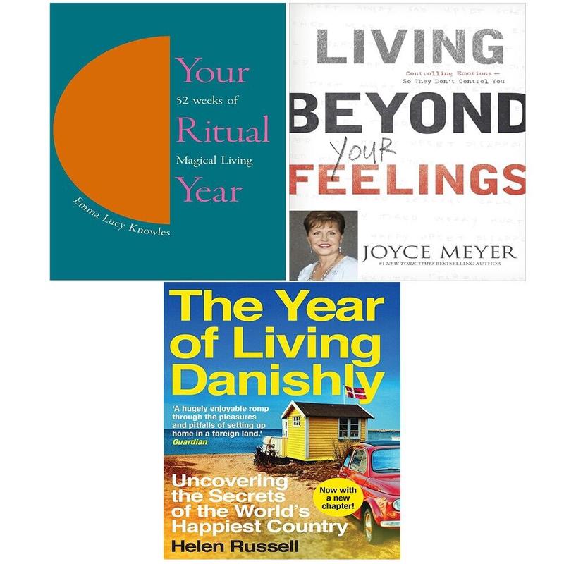 Your Ritual Year(HB),Year of Living Danishly,Living Beyond Your Feelings 3 Books Set