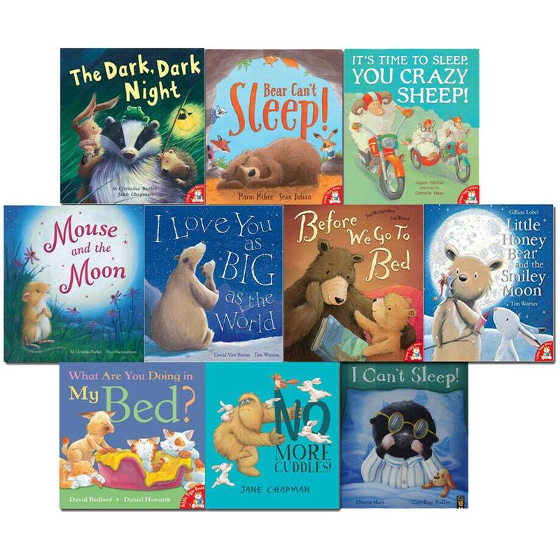 Bedtime Stories Under The Sleepy Moon 10 Books Collection Set