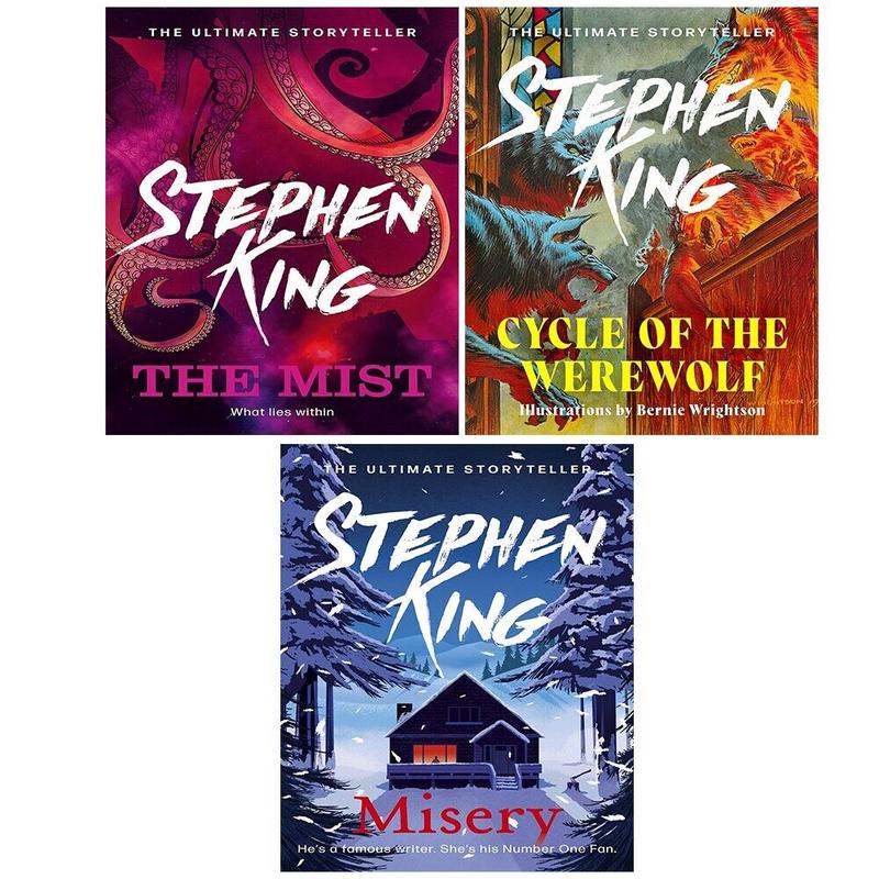 Stephen King Collection 3 Books Set Cycle of the Werewolf, Mist,Misery