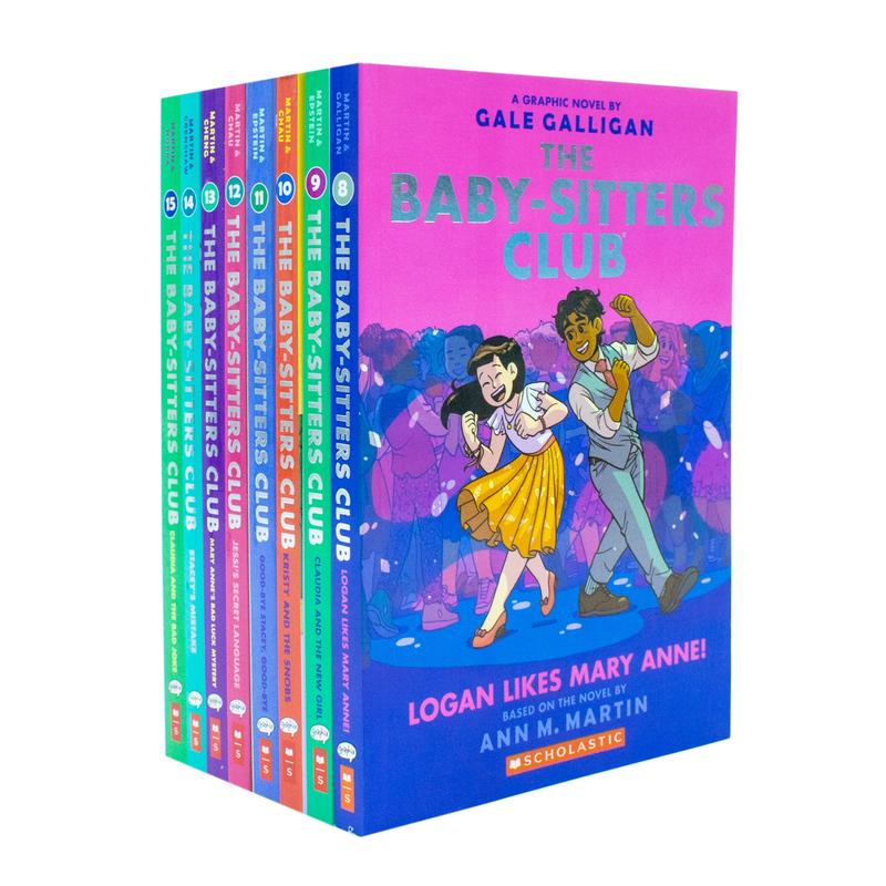 Babysitters Club Graphix #8-15 Books Collection Set: Full-Color Edition (Baby-Sitters Club Graphic Novel)