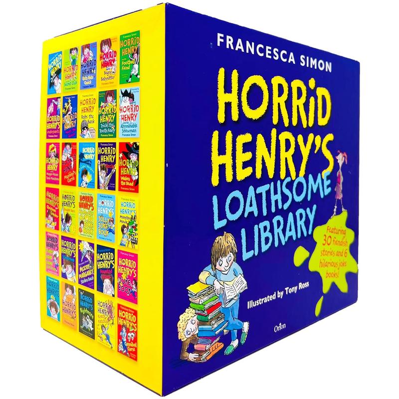 Horrid Henry the Complete Story Collection 30 Books Box Set Pack Francesca Simon