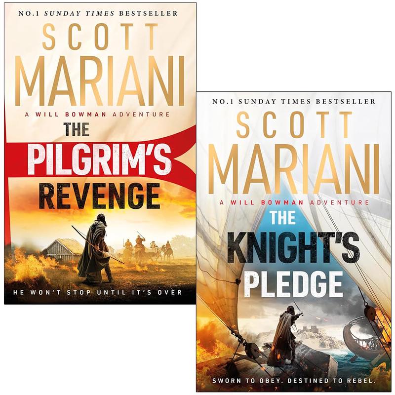 Will Bowman Series 2 Books Collection Set By Scott Mariani (The Pilgrim's Revenge & The Knight's Pledge)