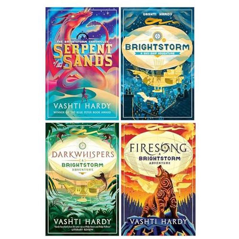 The Brightstorm Chronicles 4 Books Collection Set (Brightstorm, Darkwhispers, Firesong, Serpent of the Sands)