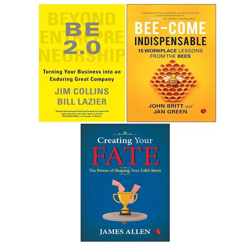 Beyond Entrepreneurship, Creating Your Fate, Bee-come Indispensable 3 Books Set