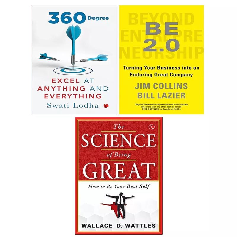 Beyond Entrepreneurship 2.0, Science of Being Great, 360 DEGREE 3 Books Collection Set