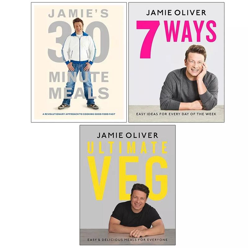 Jamie Oliver Collection 3 Books Set Jamie's 30-Minute Meals, Ultimate Veg