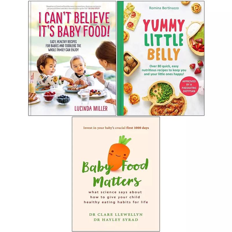 Yummy Little(HB), Baby Food Matters, I Cant Believe Its Baby(HB) 3 Books Set