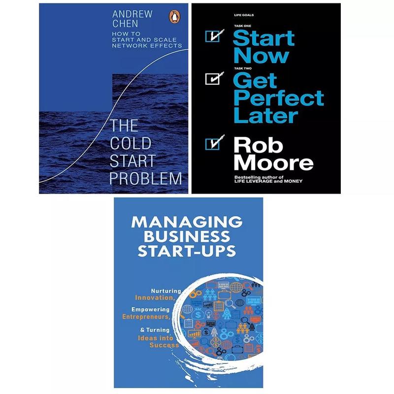 Cold Start Problem,Managing Business Start-Ups,Start Now Get Perfect 3 Books Set