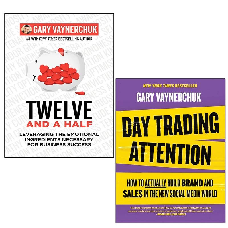 Gary Vaynerchuk Collection 2 Books Set Twelve and a Half, Day Trading Attention