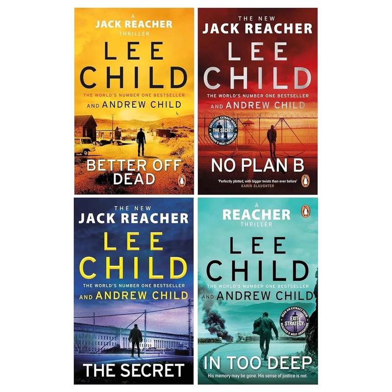 Jack Reacher Series (Book26-29) 4 Books Collection Set by Lee Child, Andrew Child