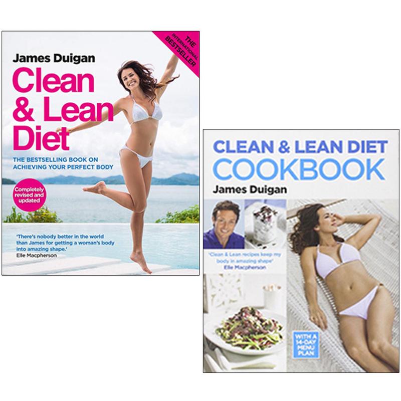 James Duigan Collection 2 Books Set (Clean & Lean Diet, Clean & Lean Diet Cookbook)
