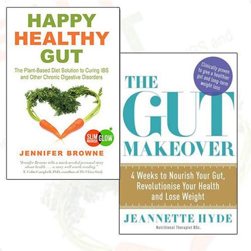 Happy Healthy Gut and The Gut Makeover Collection 2 Books Bundle Set