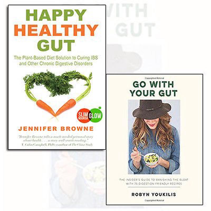 Go With Your Gut and Happy Healthy Gut 2 Books Bundle Collection Set