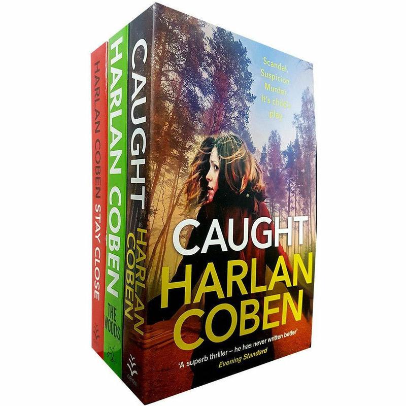 Harlan Coben 3 Books Collection Set (The Woods, Caught, Stay Close)