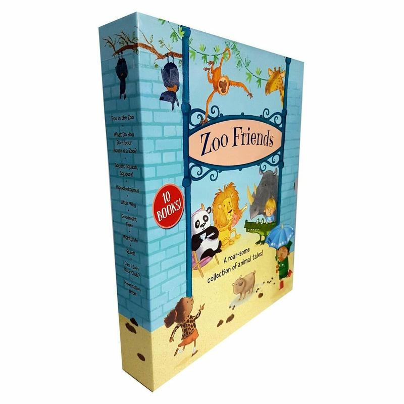 Zoo Friends Fun Adventure Animals Tales 10 Books Collection Box Set