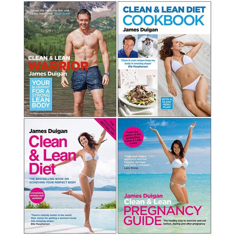 James Duigan Clean and Lean Collection 4 Books Set